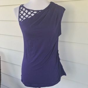 Vanessa Virginia Anthropologie Purple Tank Top